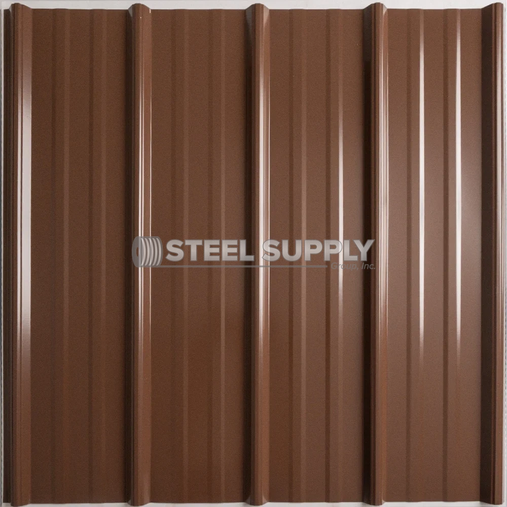 Earth Brown metal roofing panel