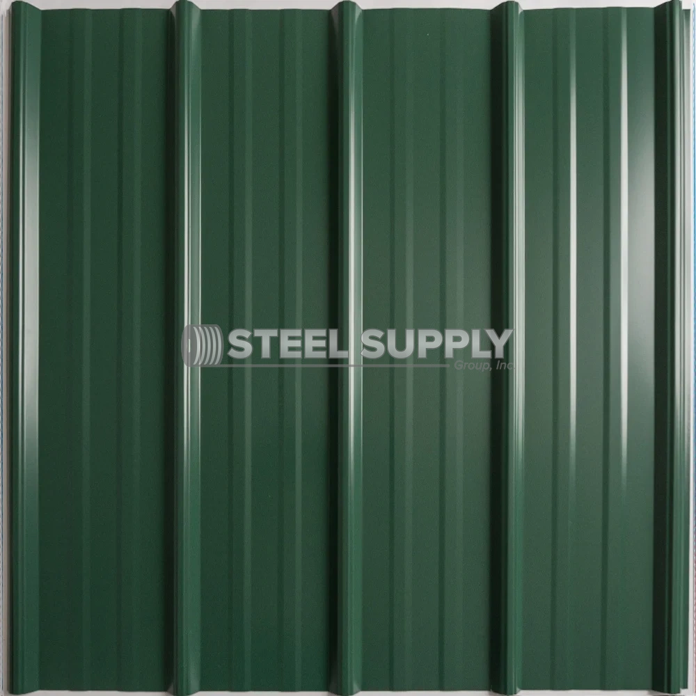 Evergreen metal roofing panel