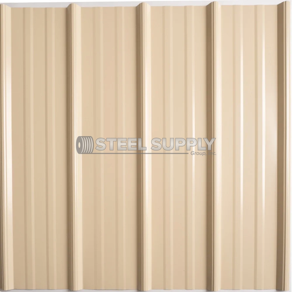 Pebble Beige metal roofing panel